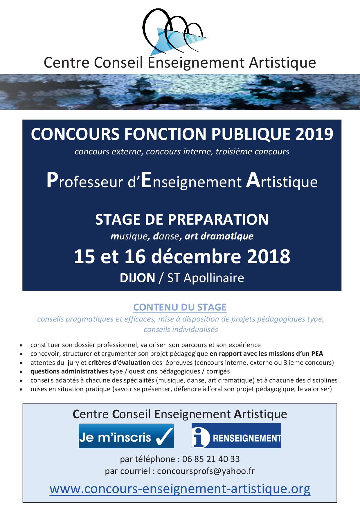 affiche stage PEA CCEA dijon décembre-VF